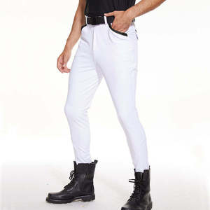 Pantalones de Equitación para Hombre, Elegantes y Transpirables, con Agarre de Silicona en las Rodillas, para Entrenamiento en Establos y Competición - Product Image 4
