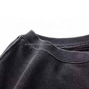 Sudadera de lana de cuello redondo para hombre barata, venta al por mayor, superventas, Color sólido, manga larga, logotipo personalizado, sudaderas básicas para hombre - Product Image 2