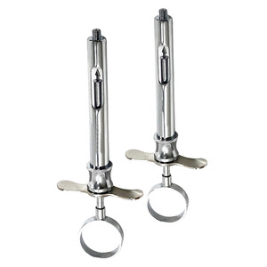 Juego de jeringas de llenado dental manual de acero inoxidable para cuidado de los dientes e instrumentos restauradores - Product Image 1