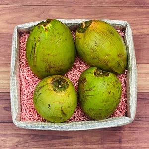 Coco Verde Fresco Entero Orgánico de Primera Calidad, Agua Hidratante Natural con Pulpa Dulce y Tierna - Product Image 1