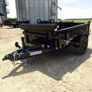 Nouvelle Mini Remorque Benne Basculante 6x12/6x14/7x12/7x14/5'x10/5x7 Remorque Benne Basculante 5x8/6x10/7x16 2 3 4 5 Tonnes - Product Image 2