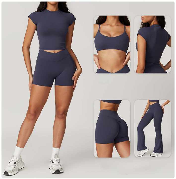 mujeres backless sexy gimnasio desgaste transpirable y antifúngico