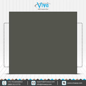 Experts dans la vente de panneaux composites en aluminium de qualité durable VA 303 gris foncé 3 mm 4 mm, design moderne, pour revêtement - Product Image 3