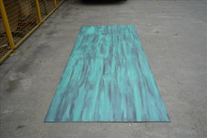 Panneau décoratif moderne doré, imperméable et ignifuge, avec une texture métallique profonde, pour les murs intérieurs et l'usage commercial - Product Image 2