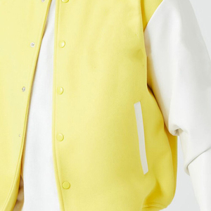 2025 nuevas chaquetas universitarias personalizadas OEM al por mayor chaqueta de hombre de talla grande transpirable en blanco para chaqueta de nieve Varsity de hombre - Product Image 6