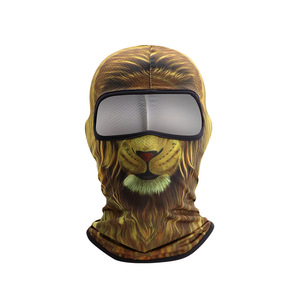 Masque de ski en tricot noir à un trou personnalisé, 100% polyester, style image, masque de ski, sublimation, course, livraison DDP - Product Image 4