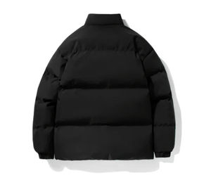 Chaqueta Cortavientos Acolchada de Lona con Revestimiento para Invierno, Unisex, Estilo Casual, con Capucha Deslizante, Cierre de Cremallera y Detalles en Color de Contraste - Product Image 2