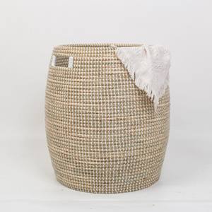 Panier en jonc de mer de haute qualité paniers en herbe de mer écologiques organisateur de stockage de placard en paille en gros - Product Image 4