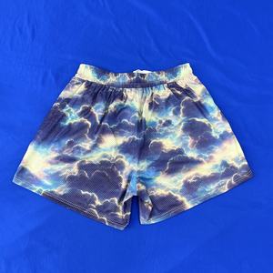 Short de gymnastique pour hommes Sport Basketball Jogger Short d'été respirant en maille avec logo personnalisé pour hommes Short ample - Product Image 4