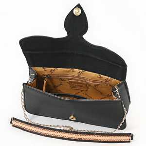 Chain Western <b>Sling</b> <b>Bag</b> Tassel Zipper Eco-Friendly Cowhide Leather Crossbody Purse Floral Hand Tooling Bohemian Style <b>Women</b> - Product Image 5