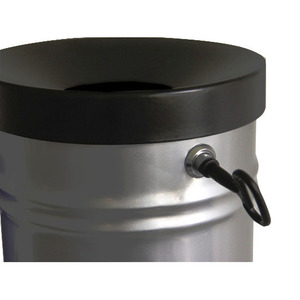 Contenitore per rifiuti autoestinguente, 16 litri, acciaio, rosso - Product Image 2