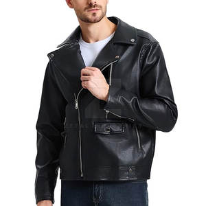 2025 prix de gros hommes vêtements de mode veste d'hiver fait le meilleur tissu meilleure vente veste en cuir - Product Image 4