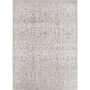 Alfombra de Lana Anudada a Mano Erbe Blue, Rectangular de 9x12, con Patrón de Medallón, 10 mm de Grosor, para Sala de Estar, Pasillo, Alfombras Jaipur FR - Product Image 1