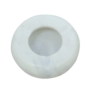 Cenicero Redondo de Mármol Negro, Artesanía India, Sin Humo, Diseño Clásico, Excelente Regalo para Fumadores - Product Image 6