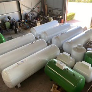 Tanque de almacenamiento de gas propano horizontal de 1000 galones estacionario Bomba de acero al carbono usada para plantas de fabricación Planta de gas de granjas - Product Image 3