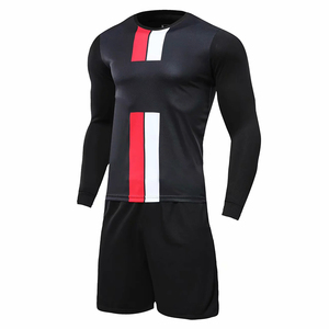 เสื้อฟุตบอลและฟุตบอลแขนยาวสำหรับผู้ชายเครื่องแบบเทรนนิ่งใหม่สำหรับเด็กชายและเด็กหญิงพิมพ์โลโก้ได้ตามต้องการ - Product Image 3