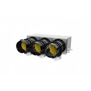 Proair 3L Plenum Aislado con Persianas Motorizadas de 150mm, 3 Zonas, Paquete Plateado para Sistemas de Aire Acondicionado HVAC por Conductos - Product Image 1