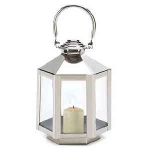 Vente chaude brillant argent finition forme Unique bougeoir lanterne pour table pièce maîtresse et suspendu personnalisé à la main lanterne - Product Image 1