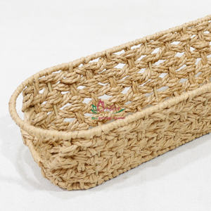 Top Trending Oval Paper Rope Tray Container Vietnam Manufacture Supply for Home Organization <b>Storage</b> <b>Boxes</b> & Bins - Product Image 3