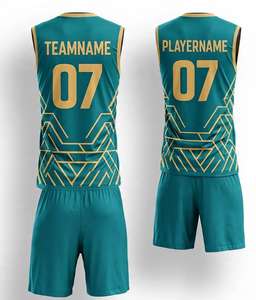 Meilleures ventes Uniformes de basket-ball pour hommes Fabrication sur mesure Impression du logo de l'équipe Ensemble d'uniformes de basket-ball 100% polyester En vente en ligne - Product Image 3