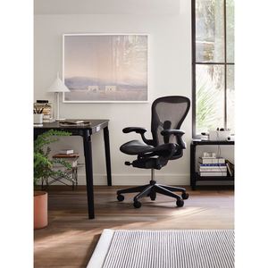 Silla de Oficina Ergonómica con Altura Ajustable, Reposacabezas, Marco de Aluminio, Giratoria, con Asiento de Madera Contrachapada, Espuma, Tela, PP y PU - Product Image 2