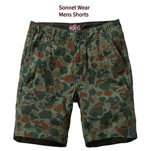 Pantalón corto estampado camuflaje de alta calidad para hombre - Product Image 1