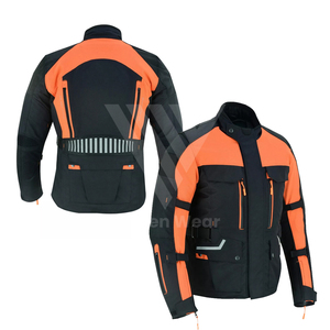 Vêtements de protection complète Vestes de course et d'équitation pour hommes Manteaux Cordura coupe-vent respirants Veste de sport imperméable - Product Image 5