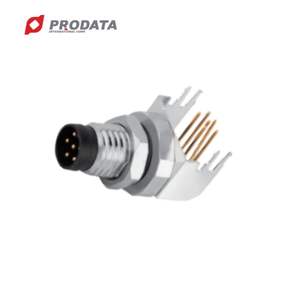 Conector PRODATA Macho M8 Impermeable IP67 para Cable de Dispositivo, 6-8 Pines, Montaje Trasero en Panel, Receptáculo PCB, Conexión por Soldadura por Inmersión, para Automóvil - Product Image 3