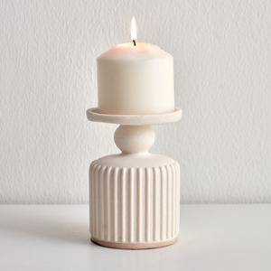 Elegante soporte de vela, decoración moderna para el hogar, centro de mesa elegante con acento para sala de estar, dormitorio y comedor - Product Image 1