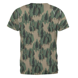 เสื้อยืดผู้ชายแขนสั้นพิมพ์ลายพิมพ์ซับลิเมชันผ้าฝ้ายและเส้นใยไม้ไผ่อเนกประสงค์ - Product Image 2