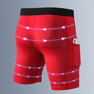 2024 High Street Style Hommes Gym Shorts Qualité Taille Élastique Compression Runnin - Product Image 2