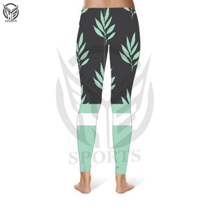 กางเกงเลกกิ้งโยคะเอวสูงเนื้อผ้านุ่มลื่นพิมพ์โลโก้ตามสั่ง สำหรับออกกำลังกาย วิ่ง และเล่นกีฬาสำหรับผู้หญิง - Product Image 6