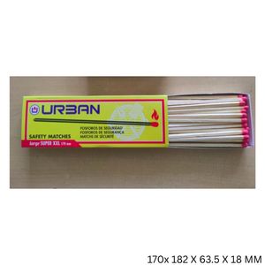 Allumettes de sécurité indiennes très vendues pour barbecue, bâtonnets extra longs de 290 mm, 40 allumettes en bois pour le démarrage du feu de barbecue - Product Image 2