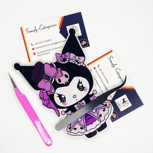 แผ่นติดขนตาทำจากอะคริลิคฮัลโหลคิตตี้ที่ใส่แหนบอุปกรณ์รูปหัวใจสินค้ามาใหม่ - Product Image 5