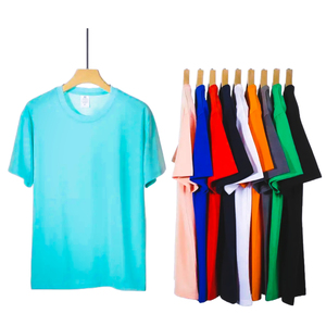 Combet Camiseta de algodón de talla grande 100% para hombre, cuello redondo, estampado de pigmentos, transpirable, manga corta, ajuste suelto, diseño en blanco frontal - Product Image 4
