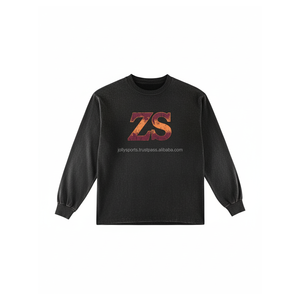 เสื้อกันหนาวผ้าฝ้ายขนแกะเฮฟวี่เวทเกรดพรีเมี่ยมผ้าขนนุ่ม GSM 380โลโก้ออกแบบได้ตามต้องการพิมพ์ลายด้วยความร้อน - Product Image 1