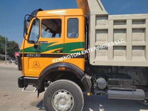 Camion benne d'occasion Mercedes-Benz 2635 6x4 de 1989, poids lourd, moteur Mercedes 351-450 ch, pour le transport et les travaux miniers. - Product Image 4