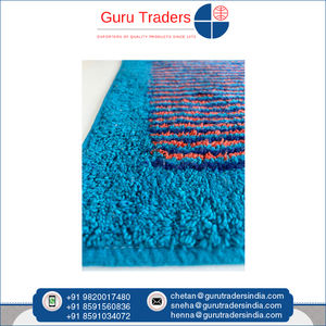 Suministro directo de fábrica de Material de algodón 100% de calidad superior Patrón de rayas horizontales Fácil de limpiar y mantener Alfombra de baño - Product Image 6