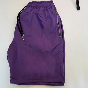 Shorts Deportivos Holgados de Nailon y Elastano con Bordado Sólido al por Mayor para Hombre, Pantalones Cortos Casuales de Secado Rápido para Correr - Product Image 3