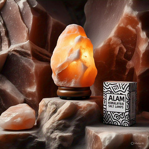 โคมไฟเกลือหิมาลายันออร์แกนิคธรรมชาติ30-40กก. สำหรับตกแต่งบ้านมีตัวอักษรรักสัตว์รูปนางฟ้า - Product Image 2