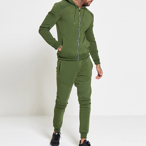 Logo personnalisé 100% Sweat à capuche épais en coton de qualité supérieure et pantalon de survêtement Jogger Sets Fleece 2 Pieces Tracksuit - Product Image 6