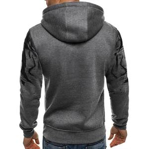 Sudaderas con Capucha Casuales para Hombre, Ropa Deportiva de Invierno, Precio al por Mayor, Sudadera con Capucha 100% Algodón, Corte Regular, Estampado Sólido, Felpa - Product Image 2