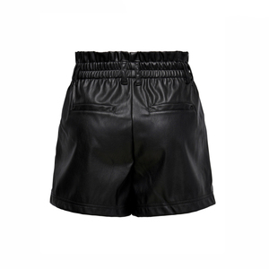 Shorts pour femmes Sexy Club en cuir verni extensible noir Shorts en similicuir chaud Shorts en cuir pour femmes Service OEM - Product Image 2