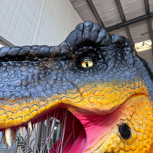 Modèle de <span class=keywords><strong>dinosaure</strong></span> mécanique animatronique d'intérieur électrique pour parc d'attractions centre commercial aéroport public parc d'aventure métal - Product Image 5