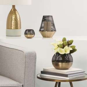 Portavelas votivo de hierro de diseño elegante, perfecto para decoración del hogar, bodas y ocasiones especiales a un precio asequible - Product Image 5