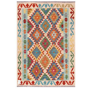 พรมอิมาโกะ ไมมาณา อัฟกานิสถาน คิลิม ขนาด 149 x 105 ซม. ชุดพรมปูพื้น - Product Image 1