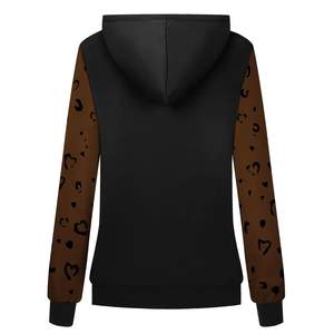 Venta al por mayor de sudaderas con capucha personalizadas de algodón y poliéster de alta calidad ajustadas para mujeres, Diseña tus propias sudaderas deportivas para gimnasio para mujeres - Product Image 3