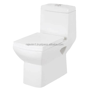 Mejor precio, inodoros de dos piezas EWC con trampa P y S, con doble descarga y descarga simple, modelo de sanitario para baño moderno - Product Image 2