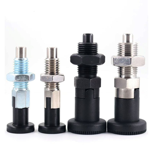 Bouton à ressort autobloquant en acier inoxydable, plaqué zinc, oxyde noir, avec anneau de traction, M6 M8 M10 M12 M16 - Product Image 1