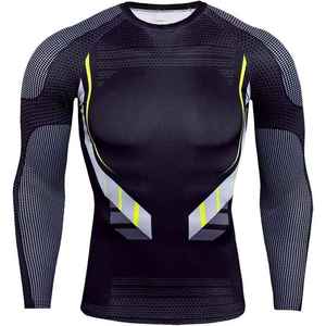 Protège-éruption MMA unisexe OEM vente en gros couche de base de compression avec logo personnalisé polyester/coton respirant écologique à séchage rapide intégral - Product Image 6
